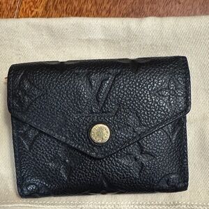 Louis Vuitton Black Monogram Zoe Wallet